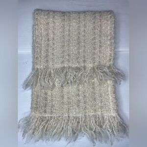 VTG TAPESTRIES IRELAND Handcrafted Irish Wool Scarf By Helena Ruuth 51”